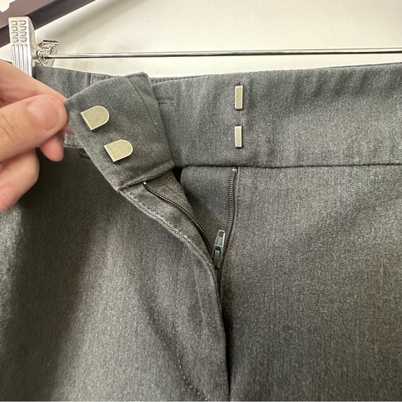 Loft Outlet Charcoal Gray Skinny Ankle Pants Size 16 - Picture 2 of 7
